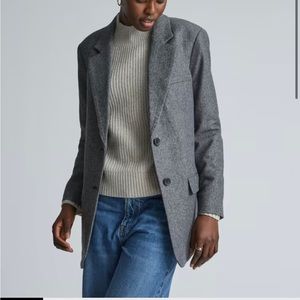 Herringbone Everlane Oversized Blazer